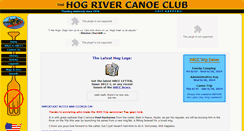 Desktop Screenshot of hogrivercanoeclub.org